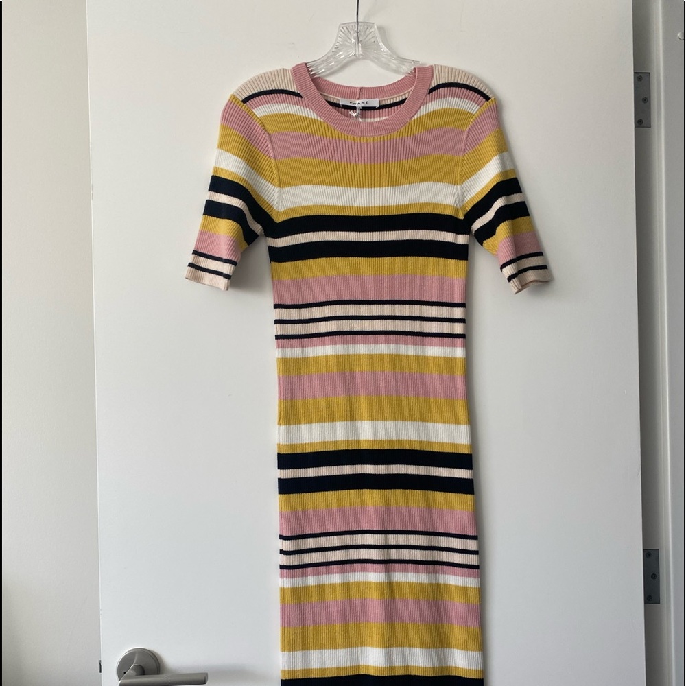FRAME Striped Dress